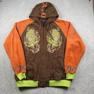 Imperious Delf Jacket Y2K Mens 3XL Full Zip  Graphic Embroidered Hoodie